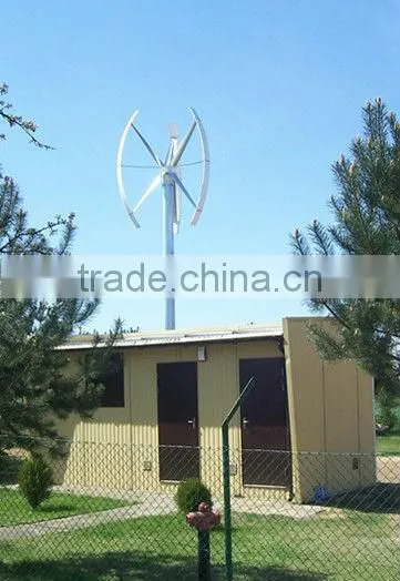 roof mounted vertical wind turbine 3kw