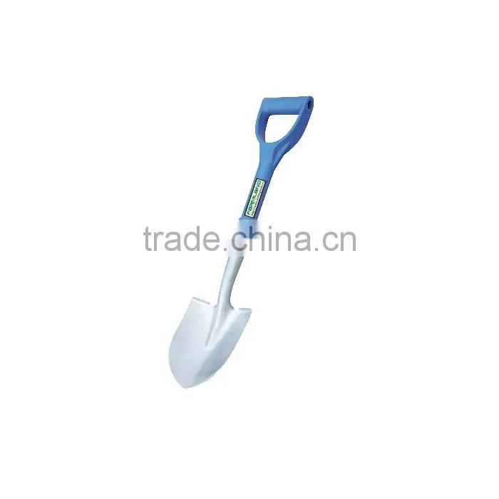 mini square carbon steel snow shovel with fiberglass handle