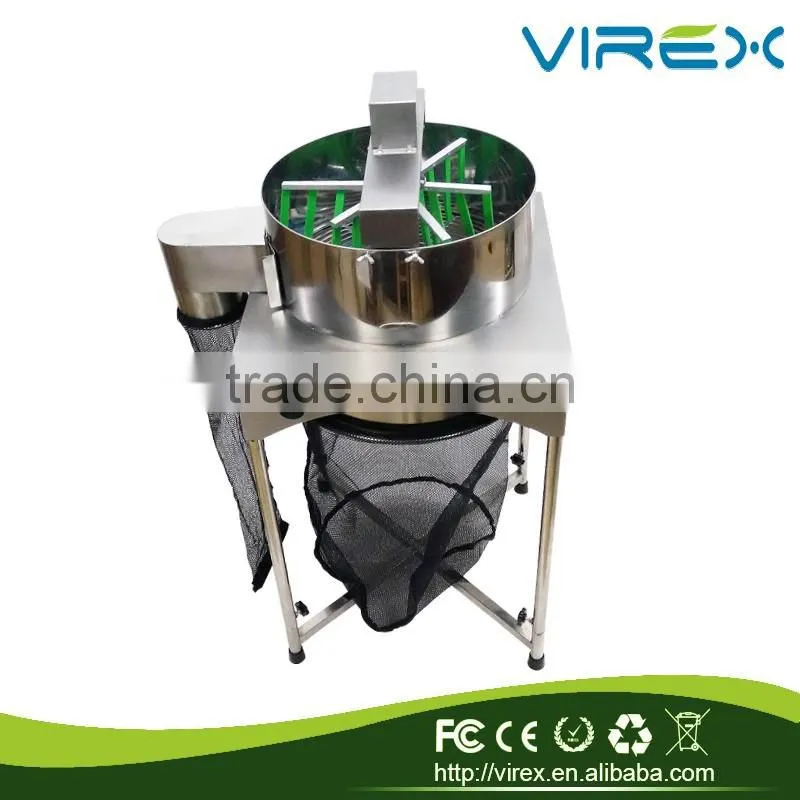16/19 inch Hydroponics Greenhouse Bowl Hand & Motor driven Leaf Bud Trimmer Machine