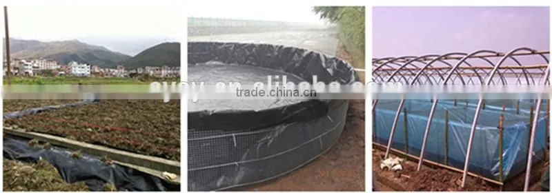uv resistant aquaculture fish farming HDPE polyethylene reinforced pond liner
