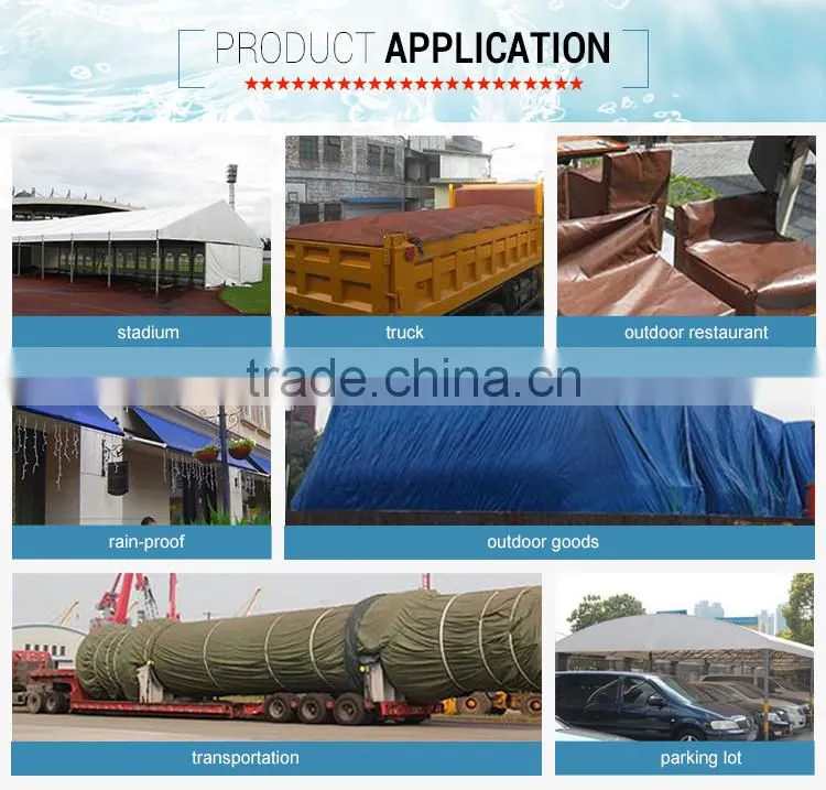 UV protected PE Coated HDPE Plastic Tarpaulin Sheet