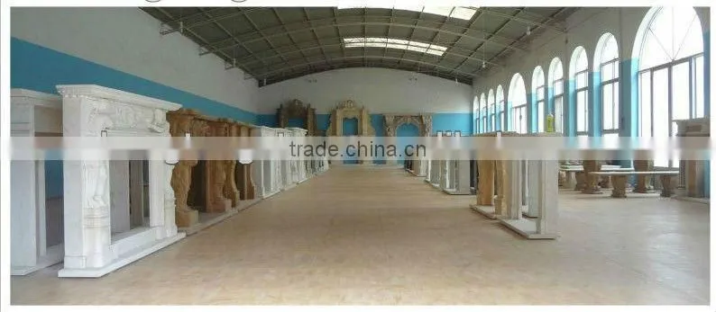 Big White Marble Door Frame With Angel Design
