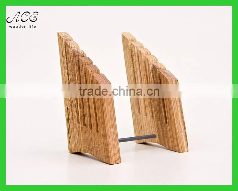 wooden file rack