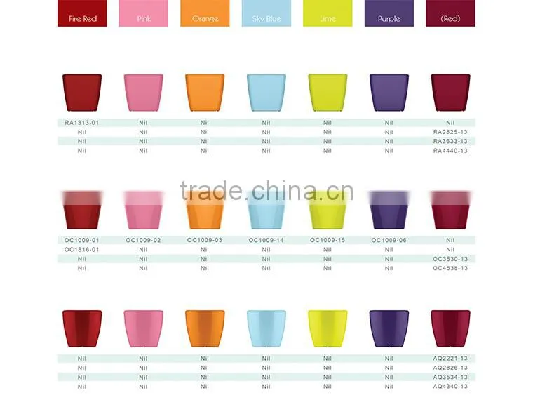 Two parts assembled plastic flowerpot