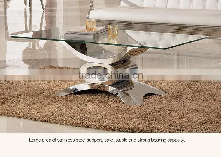 Living Room Furniture Hot Sale Modern Glass Coffee Table C346
