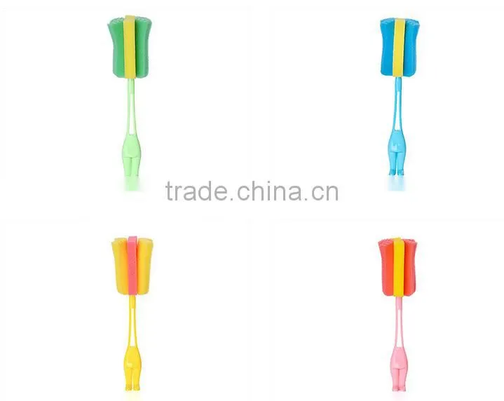 Wholesale Stock Small Order Figure Sponge Cleaning Brush