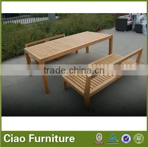 Patio sofa teak wood sofa set outdoor furniture