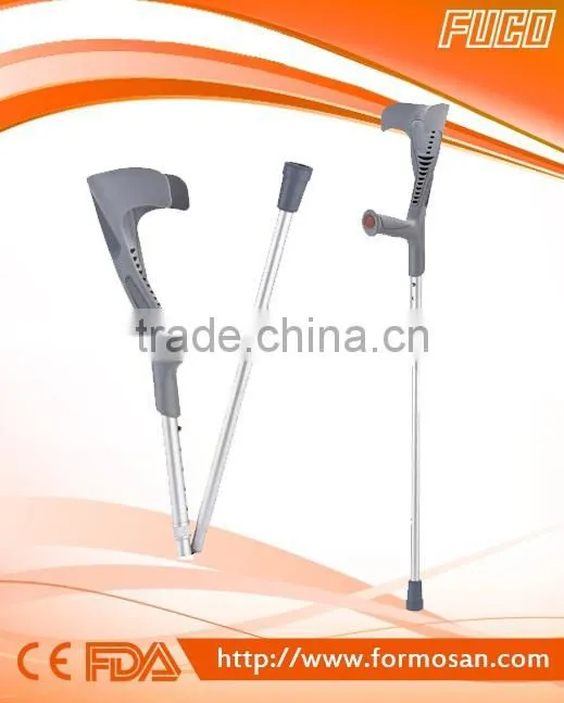 ADJUSTABLE FOREARM CRUTCHES FOLDING TYPE