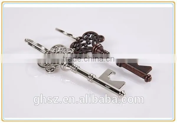 Custom creative promotional items vintage metal key bottle opener manufacturer