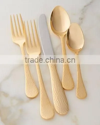 wood handle metal cutlery