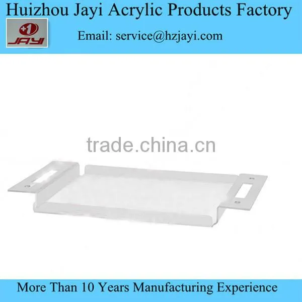 Alibaba acrylic Diamond_upscale_tray_/plastic dry fruit decoration tray ,clear