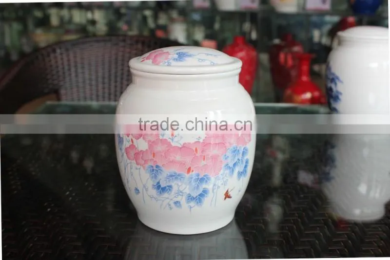 Special design ceramic honey jar and pot wholesale
