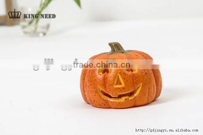China new product wholesale plastic LED pumpkin Halloween decoration
