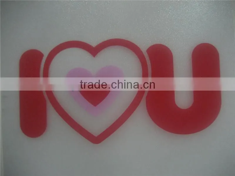 hot sale plastic product romantic red heart for valentines day gifts