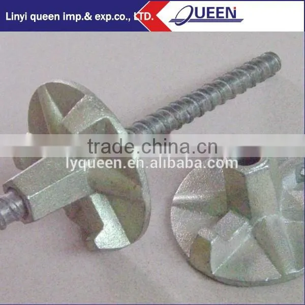 Concrete Formwork Tie Rod With Hot Dip Galvanised Waler Wing Nut