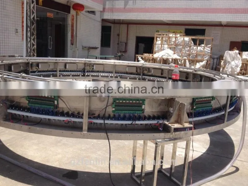 Company welcome culture show graphical drawing water curtain