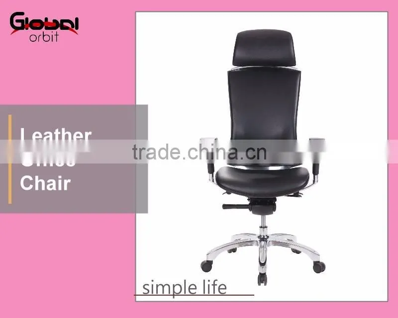 Adjustable hight mobile ergonomic reclining mesh office chair with headrest