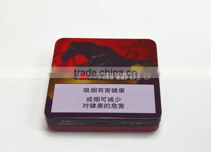 2016ML-3154 hot sale round coin box change ban piggy ban metal coin tin case with a lock catch