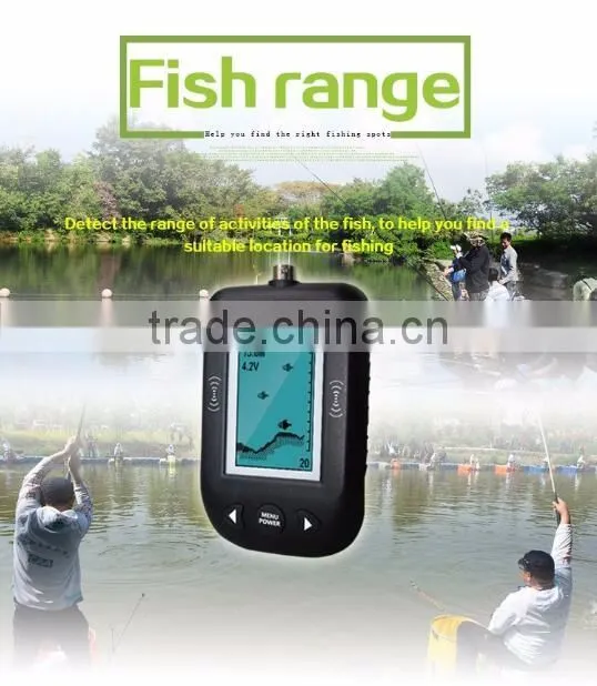 9m Smart Sonar Fish Finder Water Temperature Display & Shallow Water Alarm Fish Finder