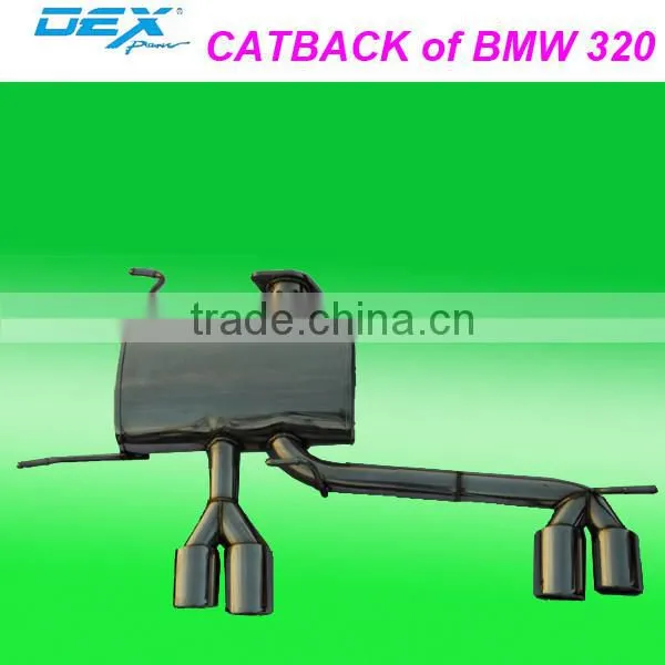 muffler exhaust system tuning racing stainless steel 304 catback for BMW 320