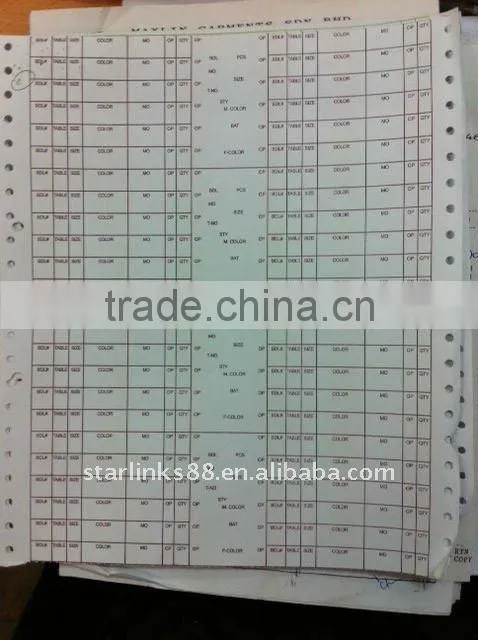 Packing box of Job ticket Paper