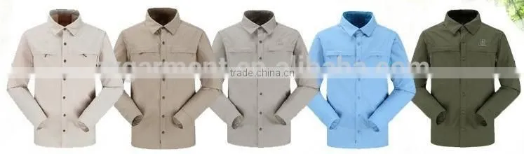 2017 high quality Summer Long Sleeve Shirt Quick Dry Men UV Protection Outdoor FISHING Shirt