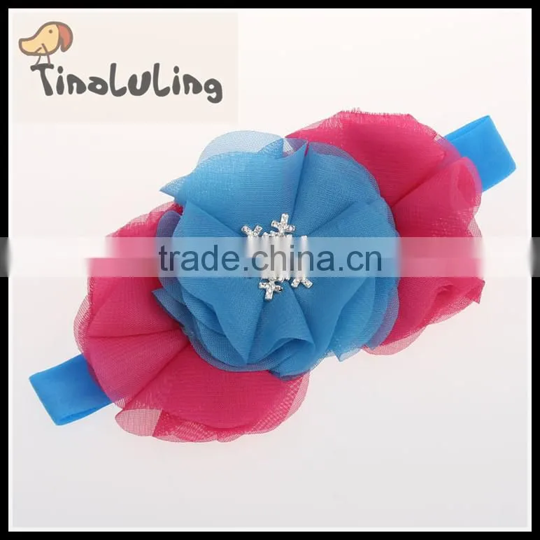 2015 baby hair accessories headbands elastic hairband flower hair accessories wholesale china 12 design