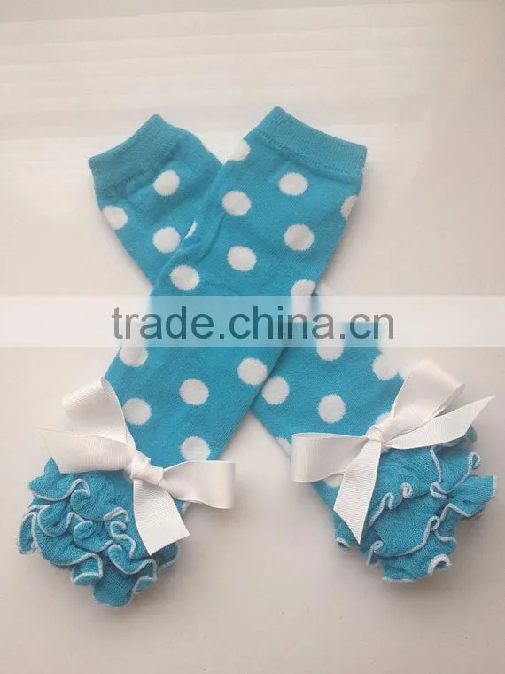 Fashion Baby Ruffle Legs Legging Warmers Bowknot Baby Kids Wear Leg Warmer