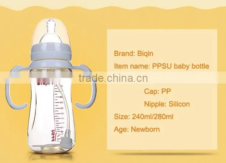 Hot sell durable PPSU baby bottle