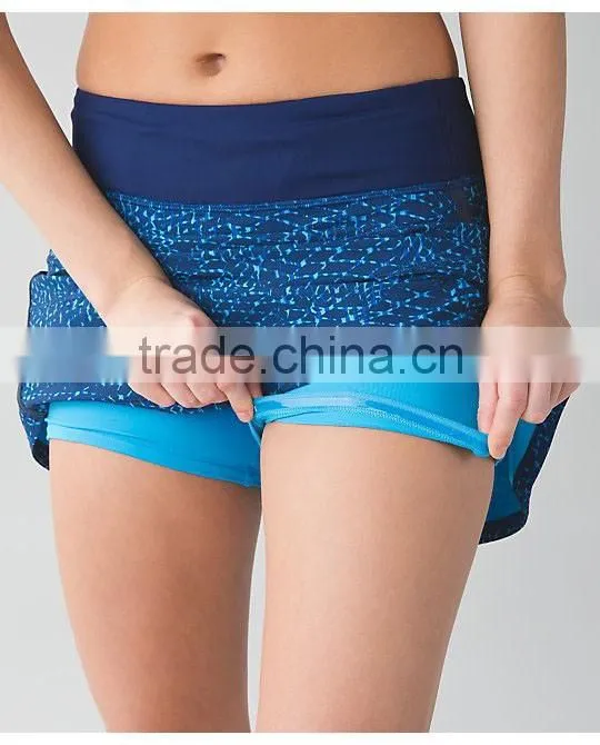 Wholesale Sports Skirt For Women Fitness Running Badminton Tennis Skirt