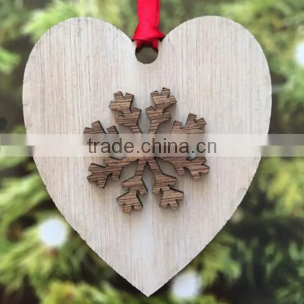Best Selling Designer Decorative Heart Tree Layer Decorations Wood Crafts