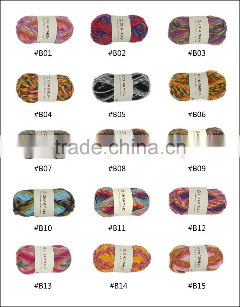 2016 Super chunky crochet yarn / hand knitting yarn with low price