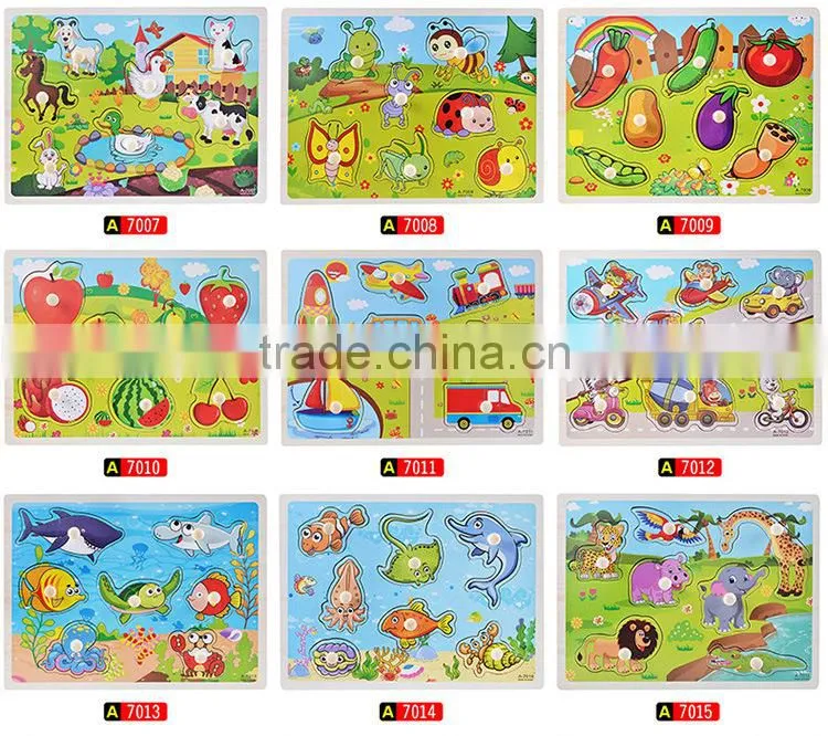 2017 toys puzzle Wooden toy letters puzzle wooden alphabet learning toy