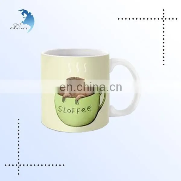 Wholesale unbeatable custom printing porcelain color changing coffee mug cup