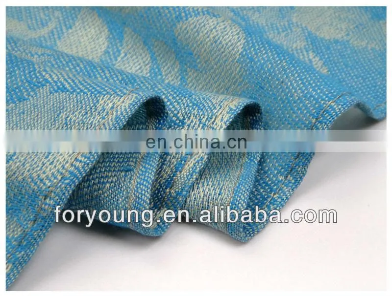 flower jacquard scarf