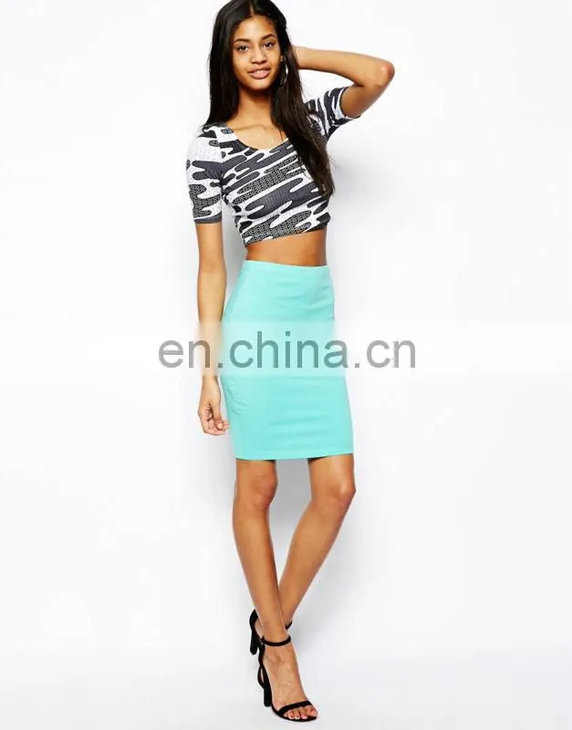 solid color fancy/stylish women mini skirts photos