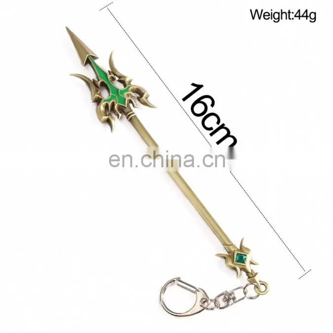 Factory direct LOL key chain League of legends keychan