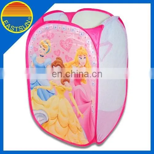 Folding 190T Polyester And Mesh Laundry Basket