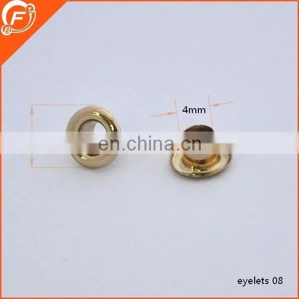 2015 new hot round brass eyelets for shoes, garment, handbags