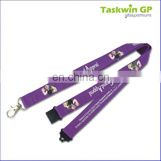 2017 Taskwin China supply high quality colorful necklace led lanyard/polyester lanyard China wholesale