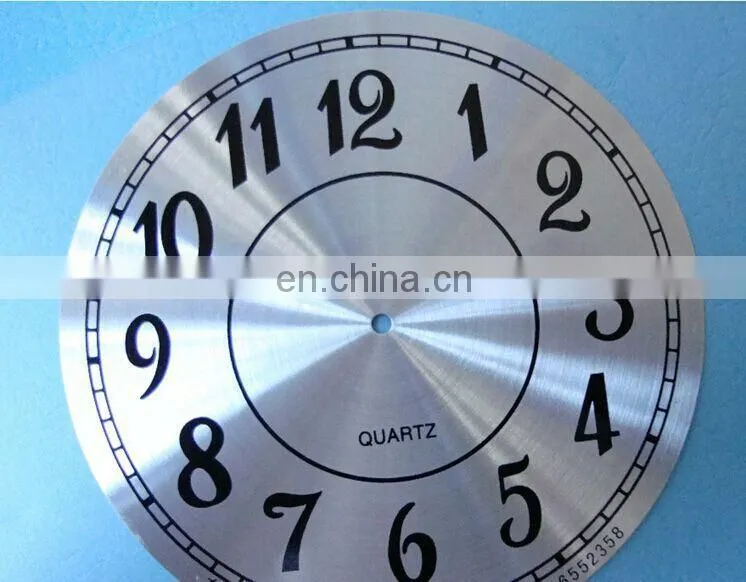 Custom metal polished watch dial for watch