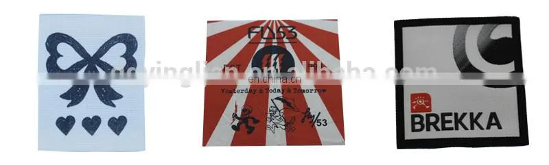 Various color woven clothing label manufacturer