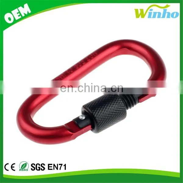 Winho custom promotional aluminum carabiner