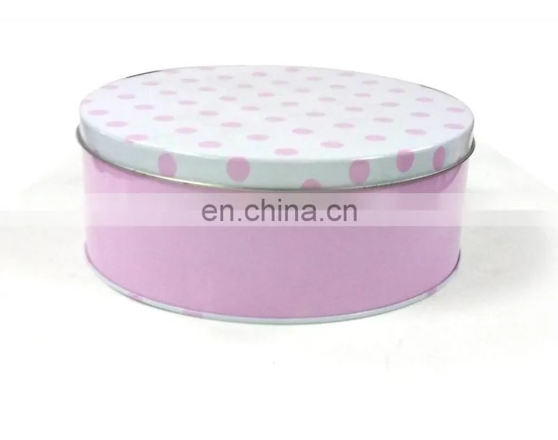 Round food tin box,round food packaing