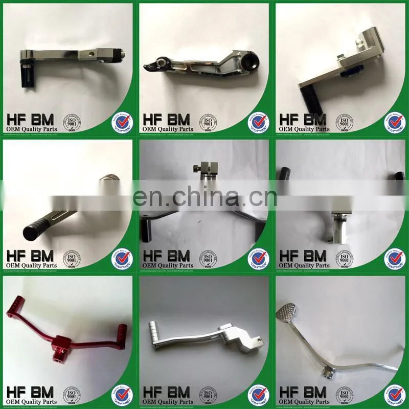 Dirt bike spare parts, dirt bike CNC starting lever, CNC Parts motorcycle dirt Bike Aluminum S Shaped Kick Start Lever