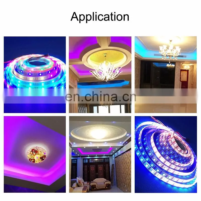 Intelligent wifi smart phone controllable rgb/ rgbw led strip for led home light
