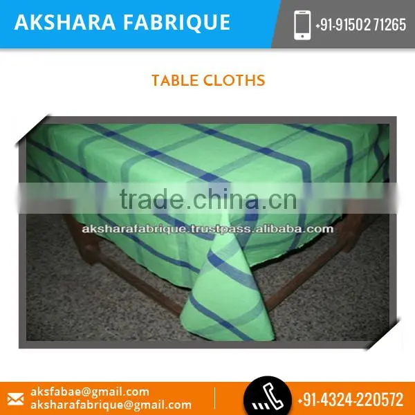 Fancy Design Fabric Painting Table Cloth Available from Well-Known Supplier