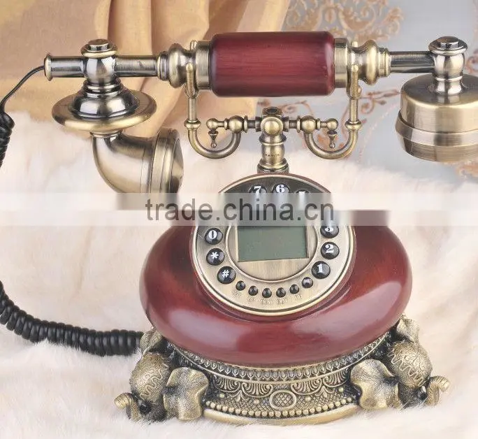 European caller ID display antique old style phone