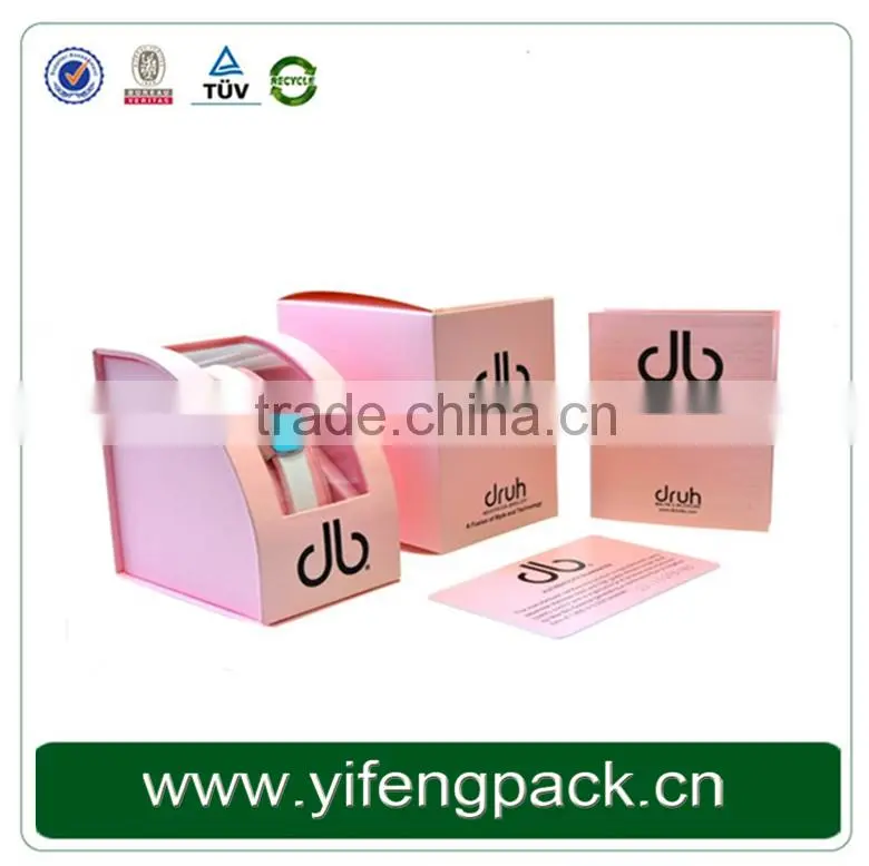Leather Paper slide gift box for jewelry