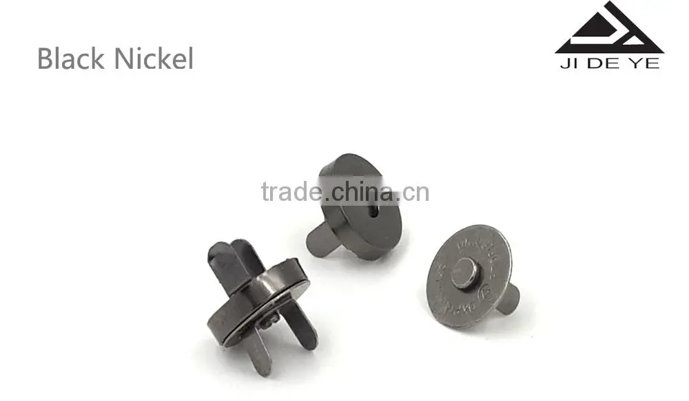 10mmx2mm black nickel small zise Magnetic button